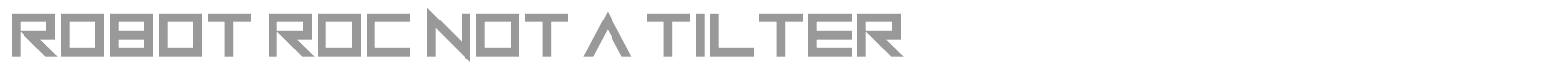 Robot Roc font preview